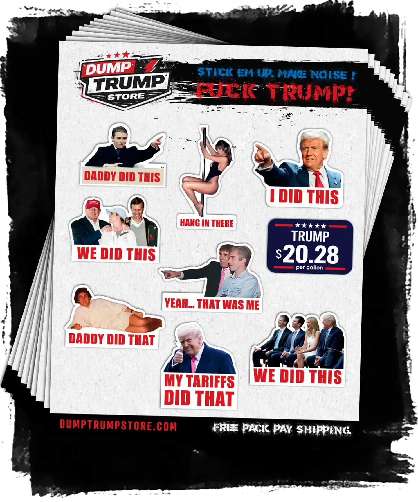 Dump Trump Sticker Pack v1